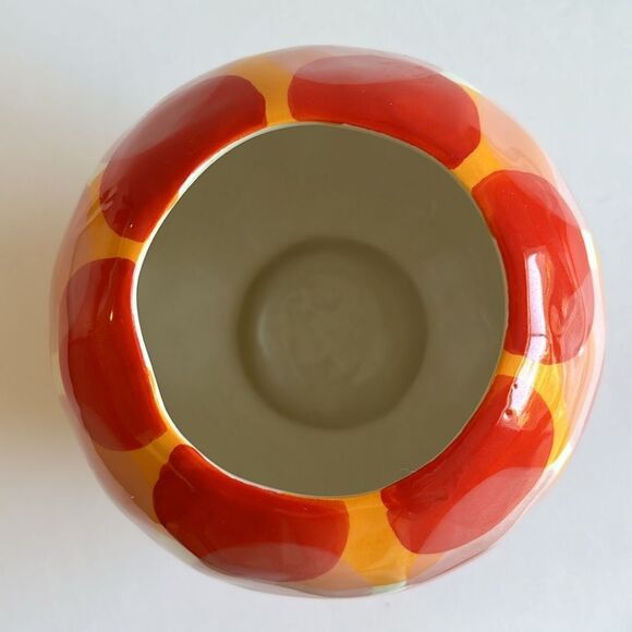 Kate Roebuck Anthropologie Round Multicolored Circle Vase - Picture 5 of 8